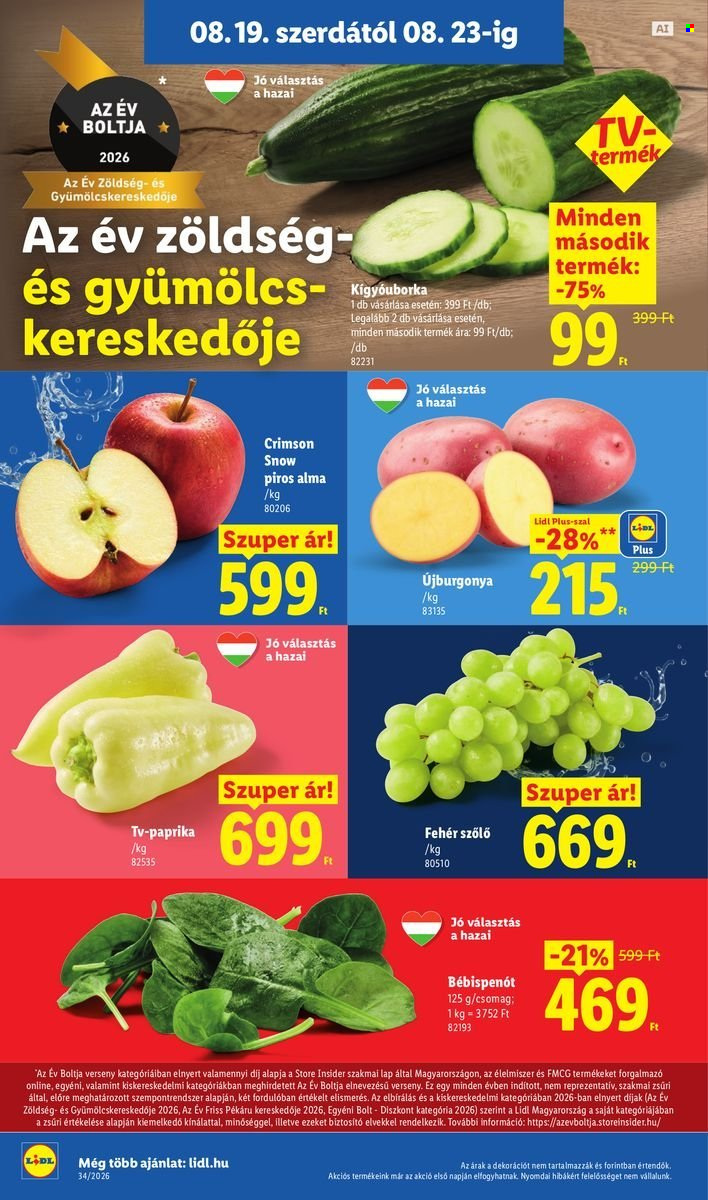 Lidl akciós újságok - 2026.08.19 - 2026.08.26. Oldal 4