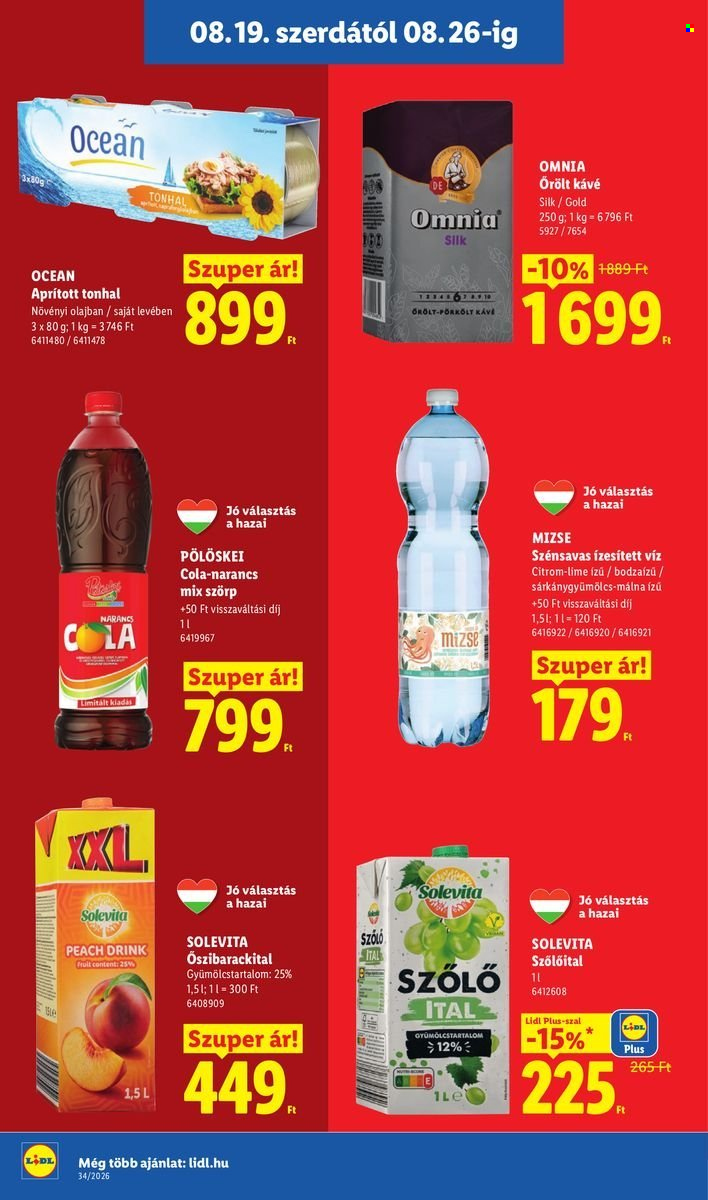 Lidl akciós újságok - 2026.08.19 - 2026.08.26. Oldal 14