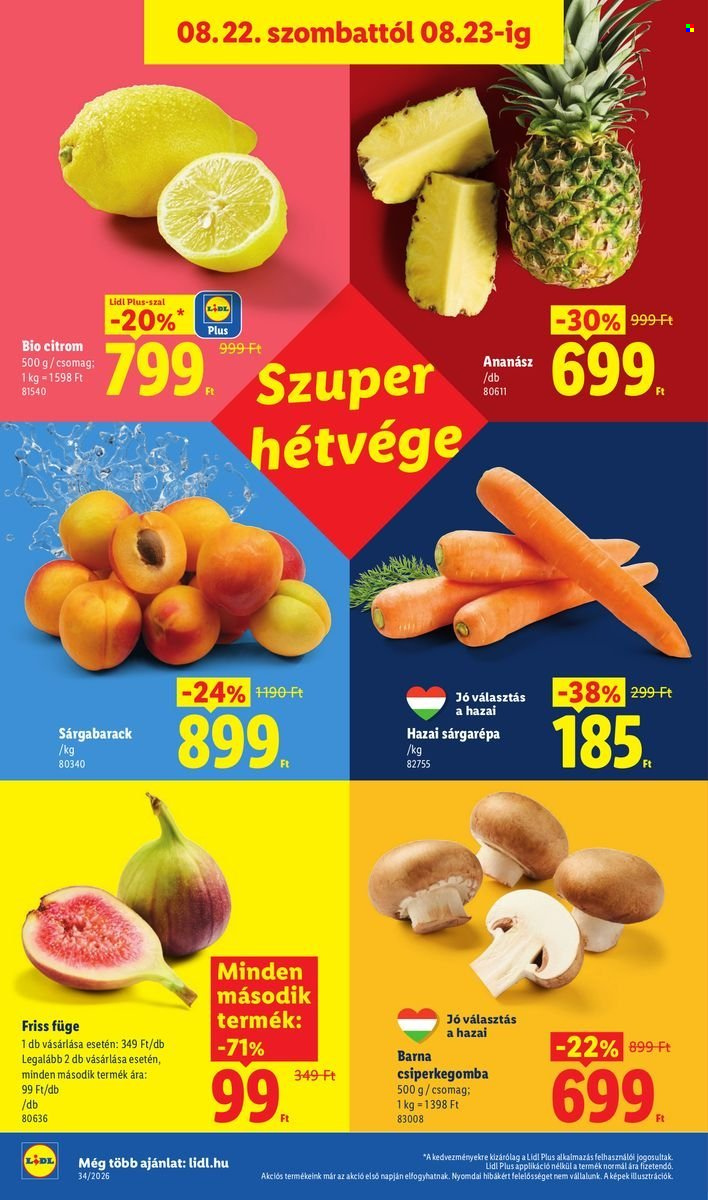 Lidl akciós újságok - 2026.08.19 - 2026.08.26. Oldal 34