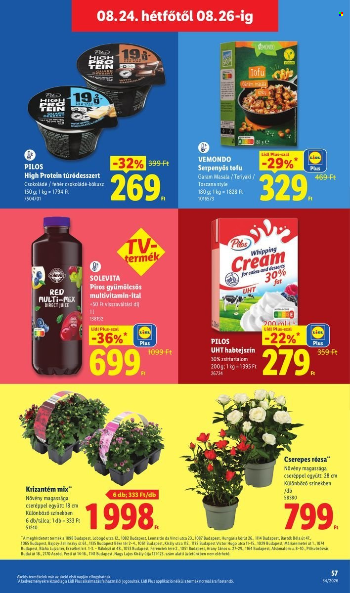 Lidl akciós újságok - 2026.08.19 - 2026.08.26. Oldal 57