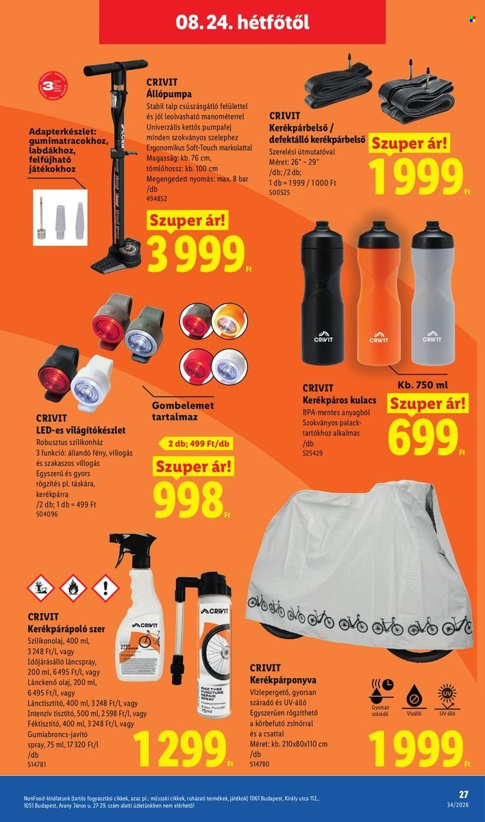 Lidl akciós újságok - 2026.08.19 - 2026.08.26. Oldal 27