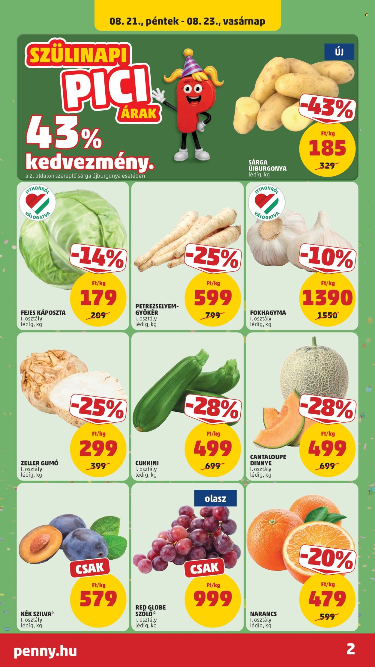 Penny Market akciós újságok - 2026.08.21 - 2026.08.26. Oldal 2