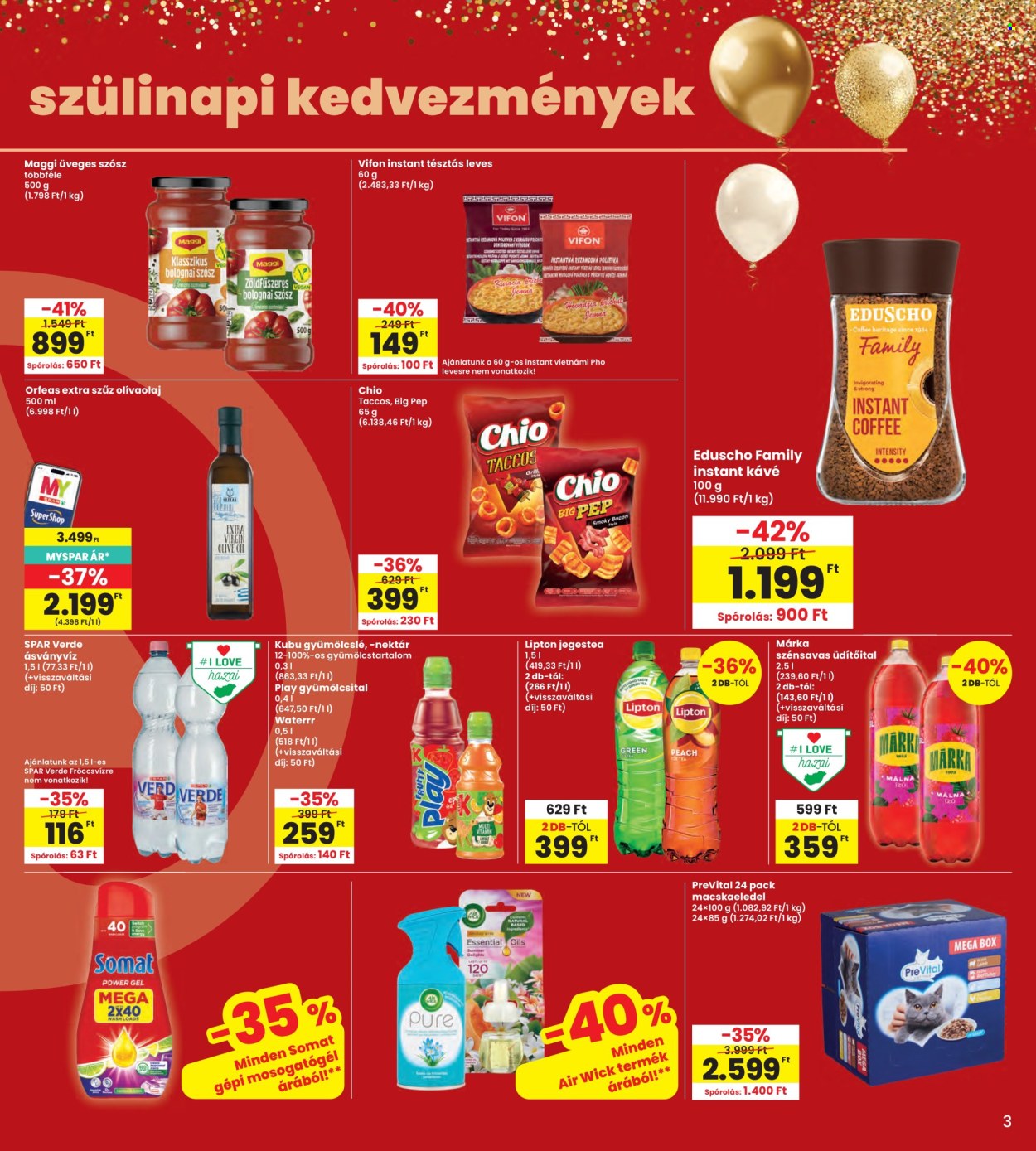 INTERSPAR akciós újságok - 2026.08.19 - 2026.08.26. Oldal 3