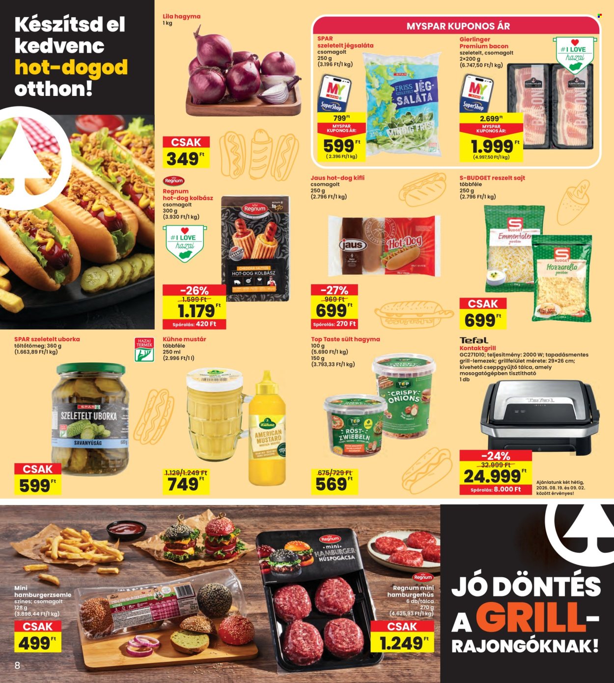 INTERSPAR akciós újságok - 2026.08.19 - 2026.08.26. Oldal 8