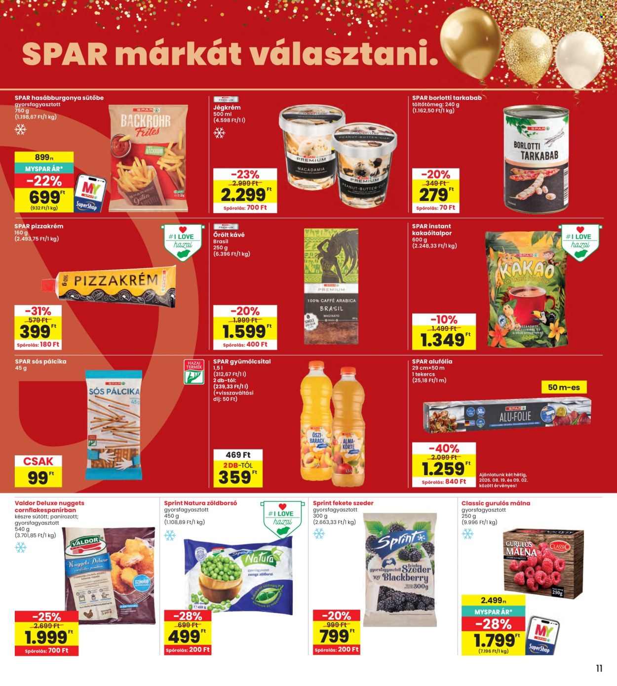 INTERSPAR akciós újságok - 2026.08.19 - 2026.08.26. Oldal 11