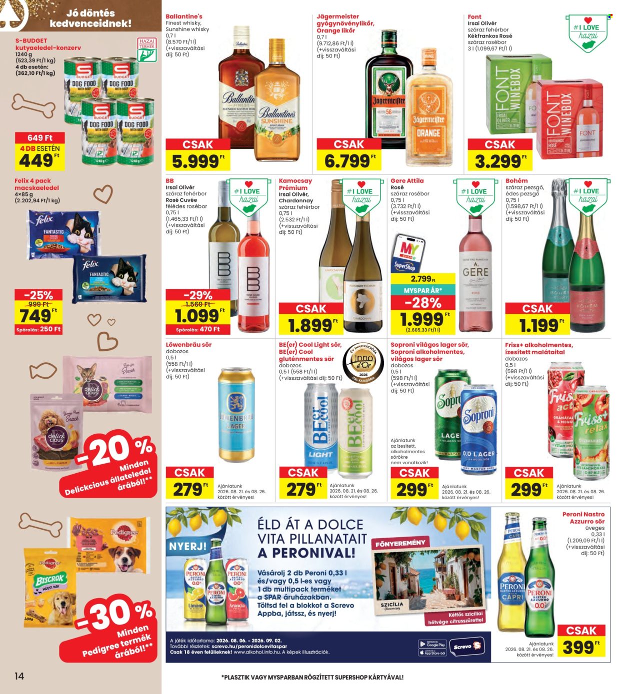 INTERSPAR akciós újságok - 2026.08.19 - 2026.08.26. Oldal 14