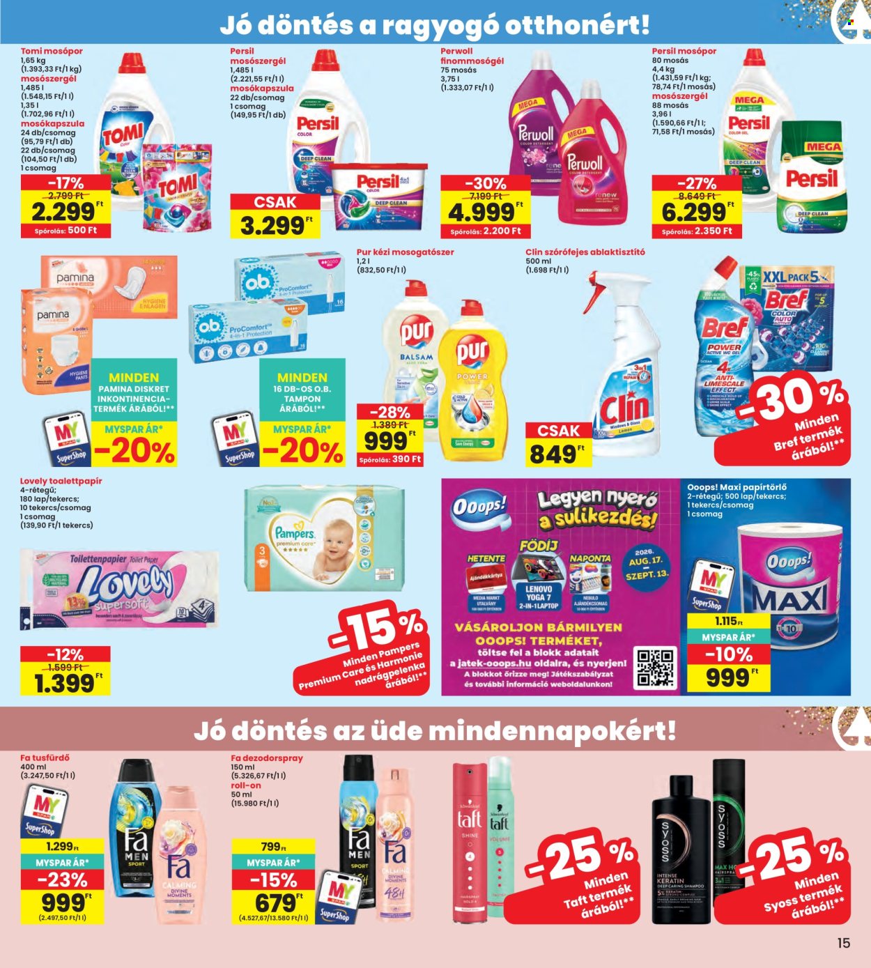 INTERSPAR akciós újságok - 2026.08.19 - 2026.08.26. Oldal 15