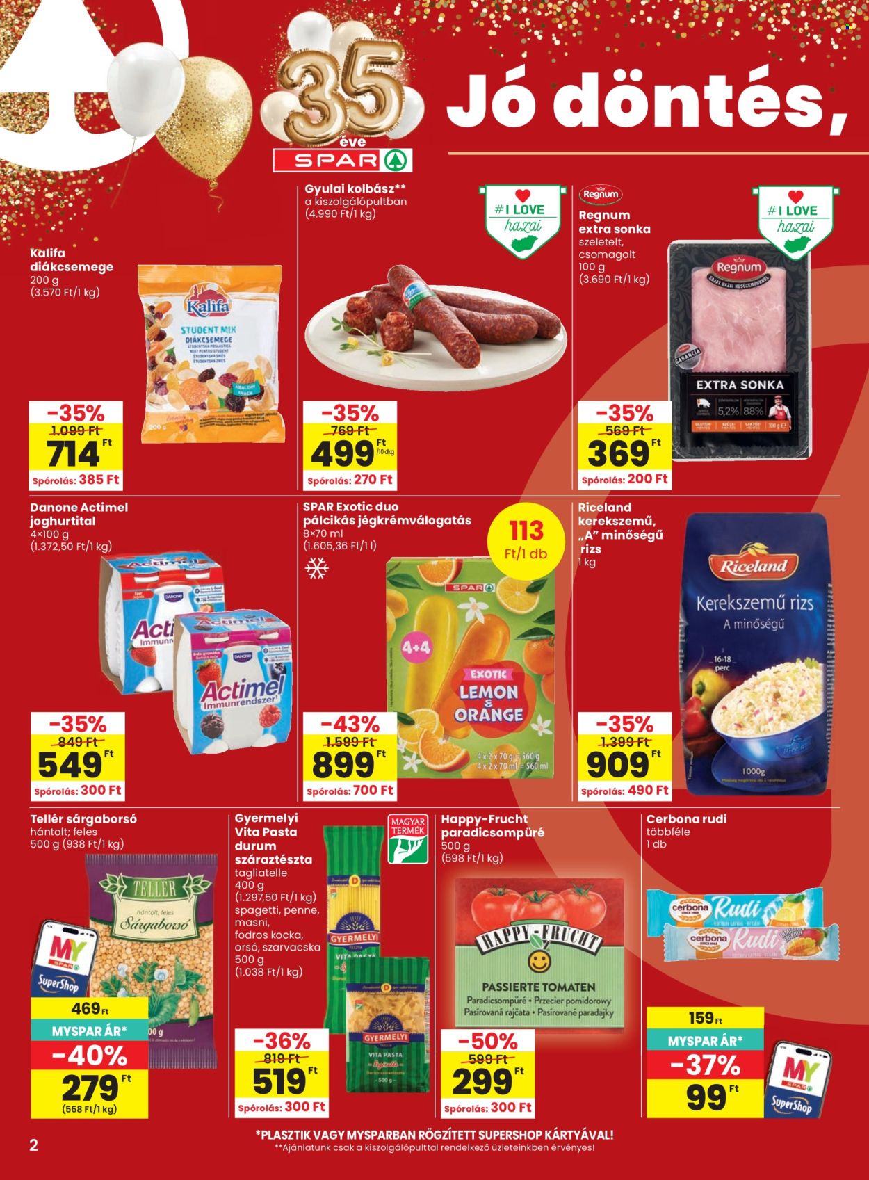 SPAR akciós újságok - 2026.08.19 - 2026.08.26. Oldal 2