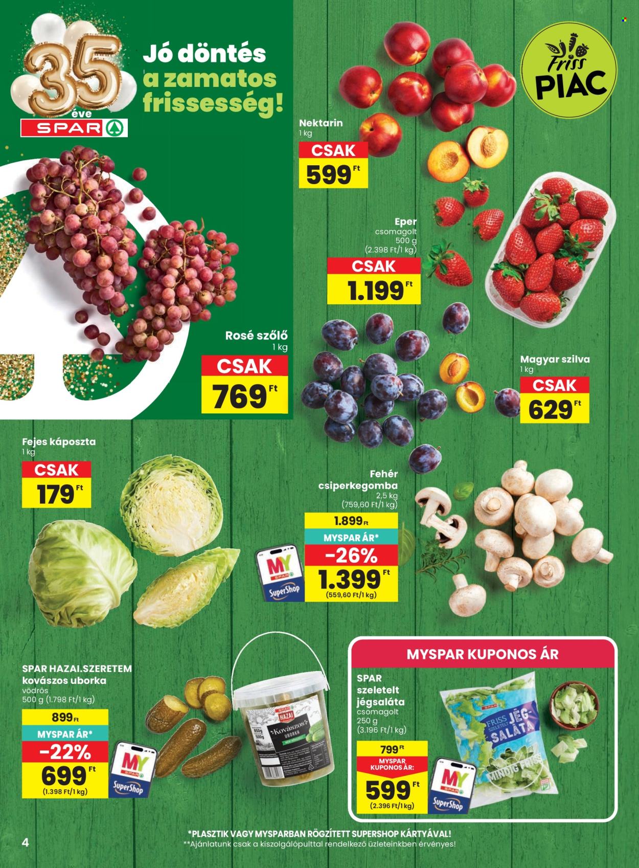 SPAR akciós újságok - 2026.08.19 - 2026.08.26. Oldal 4