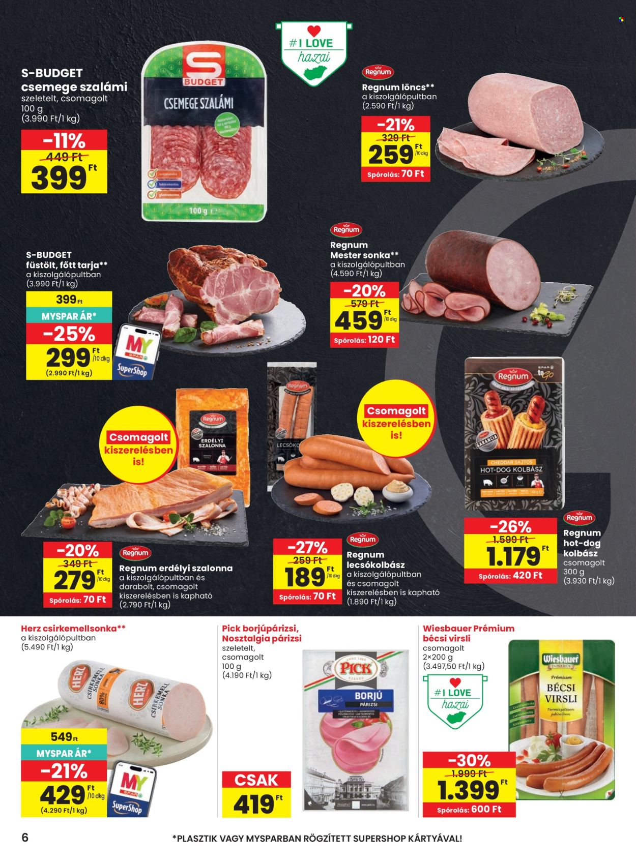 SPAR akciós újságok - 2026.08.19 - 2026.08.26. Oldal 6