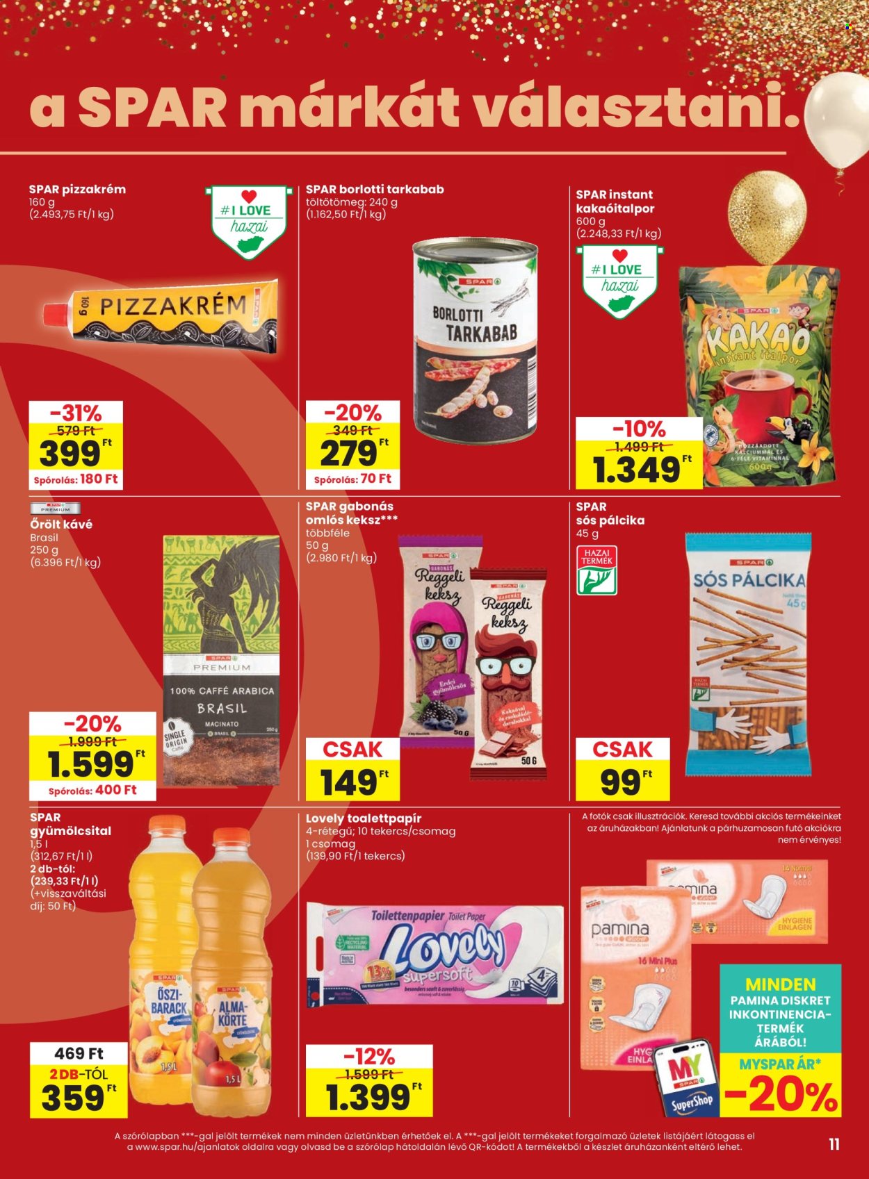 SPAR akciós újságok - 2026.08.19 - 2026.08.26. Oldal 11