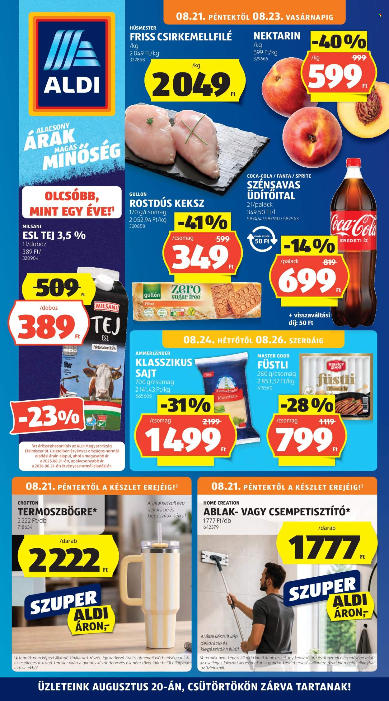Aldi akciós újságok - 2026.08.21 - 2026.08.26. Oldal 1