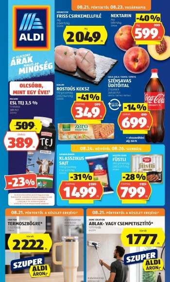 Újság Aldi - 2026.08.21 - 2026.08.26.