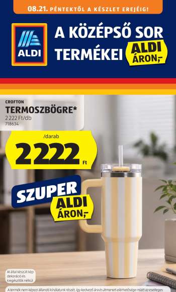 Újság Aldi - 2026.08.21 - 2026.08.26.
