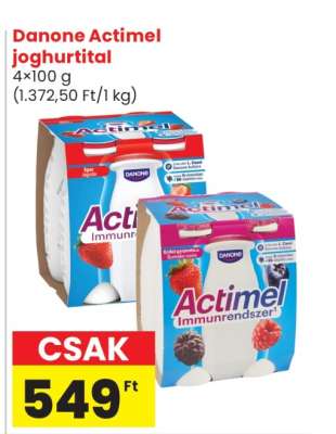 Danone Actimel joghurtital