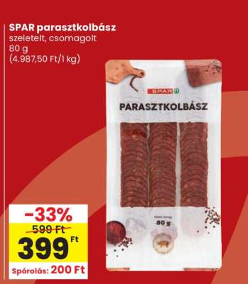 SPAR parasztkolbász