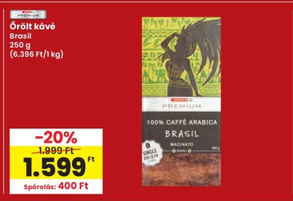 Őrölt kávé Brasil