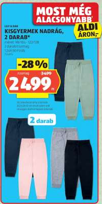 Kisgyermek nadrág, 2 darab