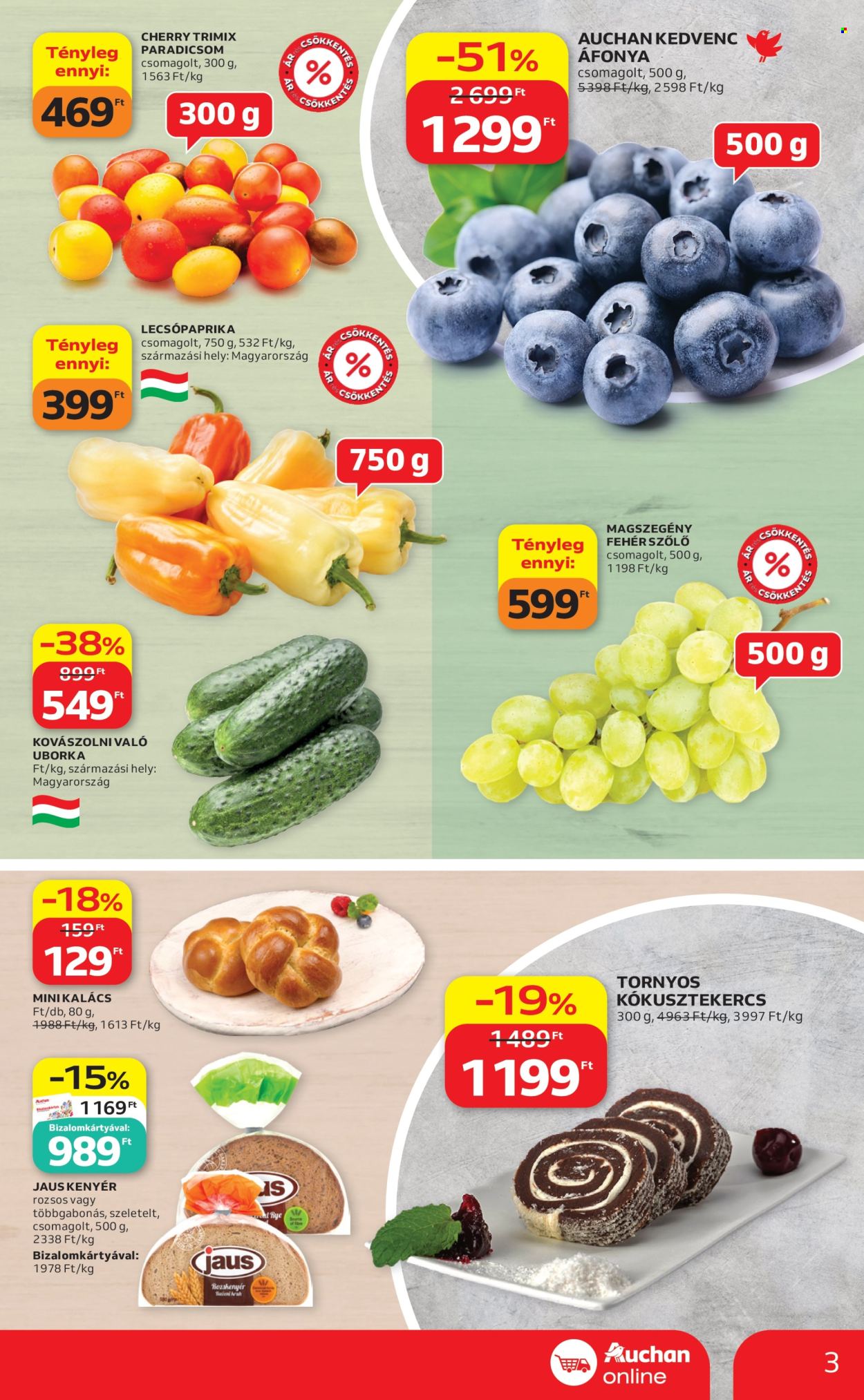 Auchan akciós újságok - 2026.08.21 - 2026.08.26. Oldal 3
