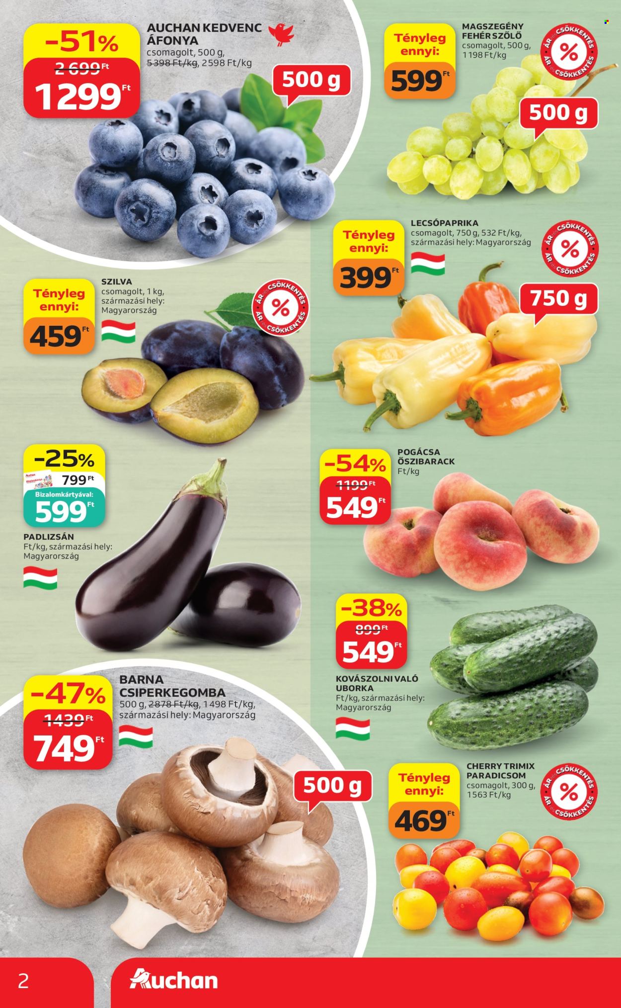 Auchan akciós újságok - 2026.08.21 - 2026.08.26. Oldal 2