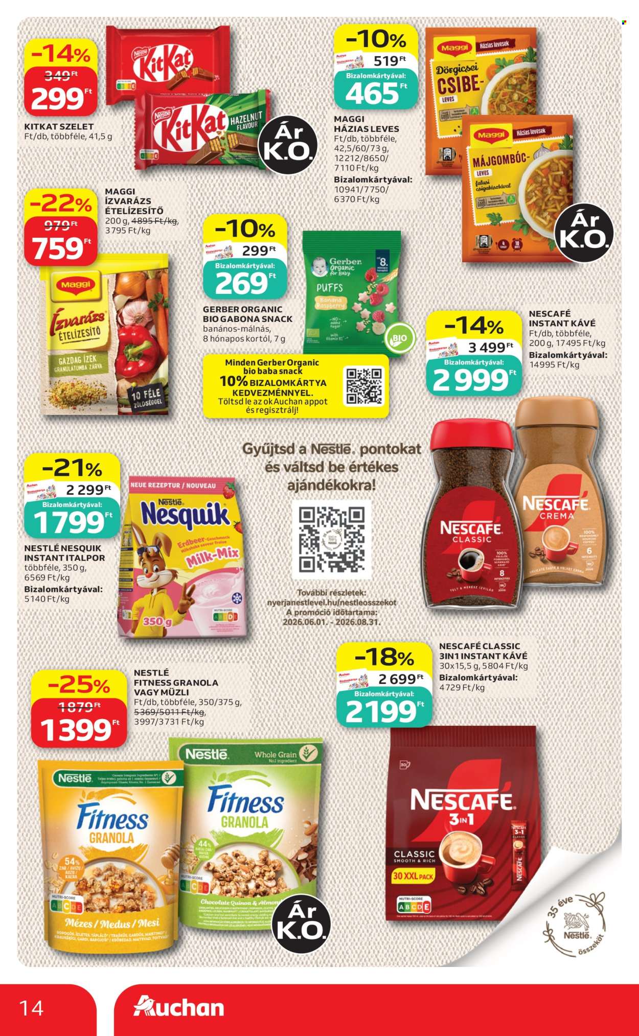 Auchan akciós újságok - 2026.08.21 - 2026.08.26. Oldal 14