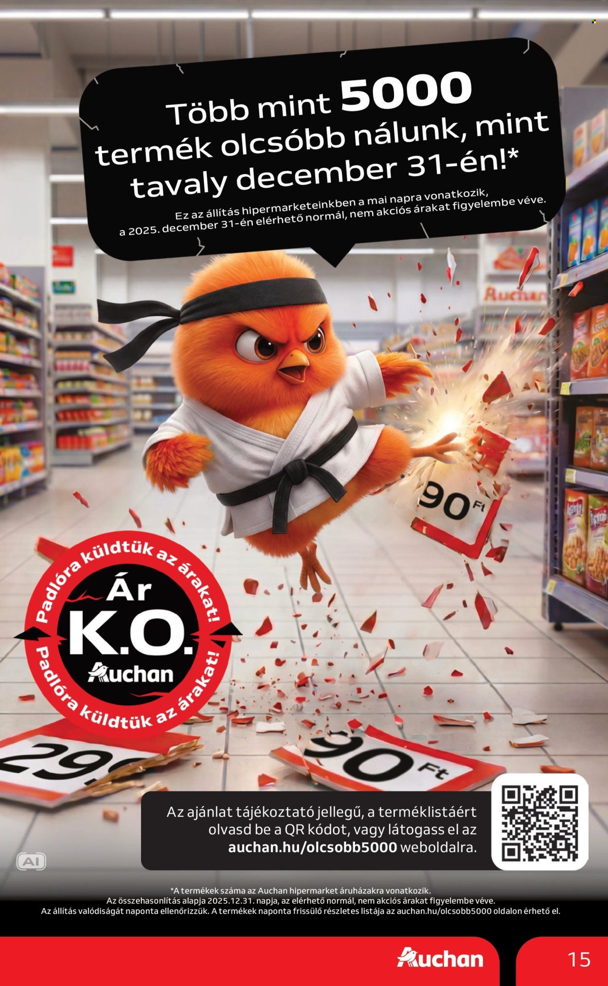 Auchan akciós újságok - 2026.08.21 - 2026.08.26. Oldal 15