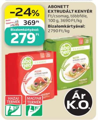 ABONETT Extrudált kenyér