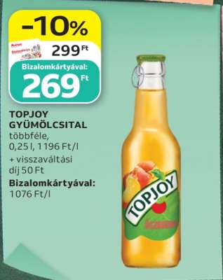 Topjoy gyümölcsital