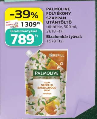 Palmolive folyékony szappan-utántöltő