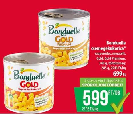 Bonduelle Gold Prémium csemegekukorica