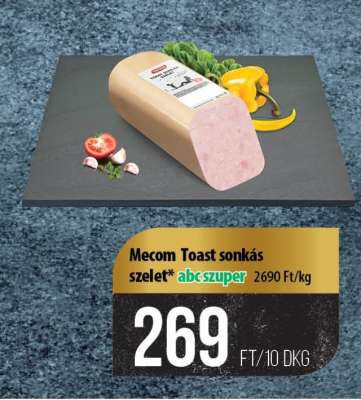Mecom toast sonkás szelet