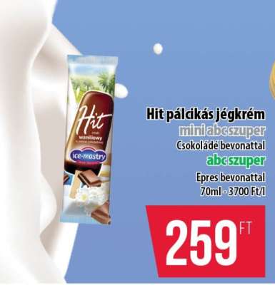 Hit pálcikás jégkrém