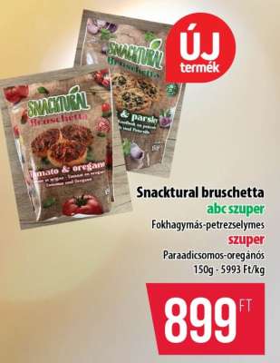 Snacktural bruschetta