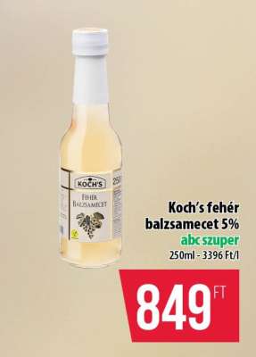 Koch's fehér balzsamecet 5%