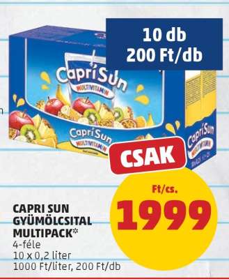 Capri-Sun Gyümölcsital Multipack