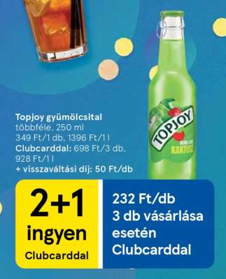 Topjoy gyümölcsital