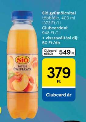 Sió gyümölcsital