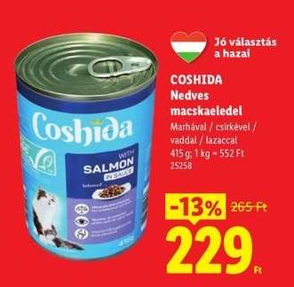 Coshida Nedves macskaeledel