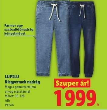 LUPILU Kisgyermek nadrág