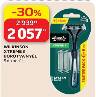 WILKINSON XTREME 3 BOROTVA NYÉL