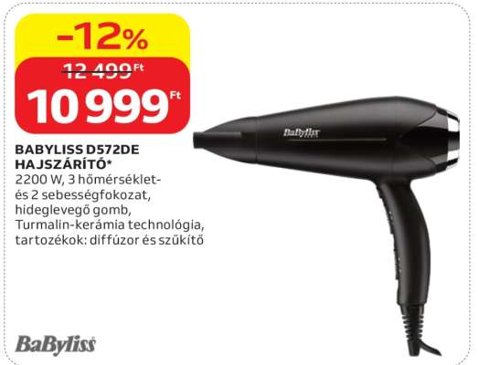 BABYLISS D572DE HAJSZÁRÍTÓ