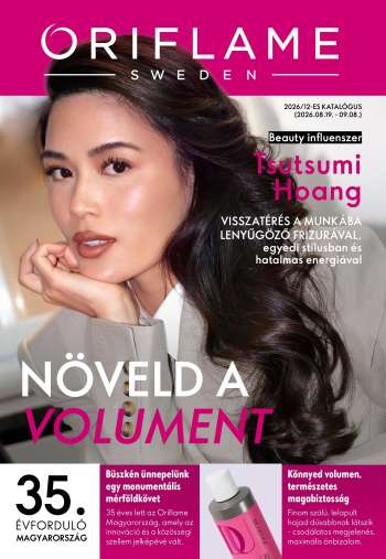 Újság Oriflame - 2026.08.19 - 2026.09.08.