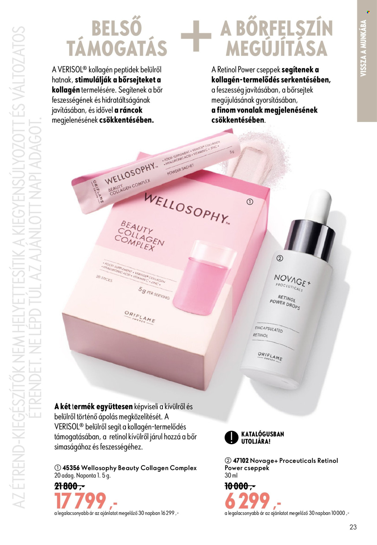 Oriflame akciós újságok - 2026.08.19 - 2026.09.08. Oldal 23