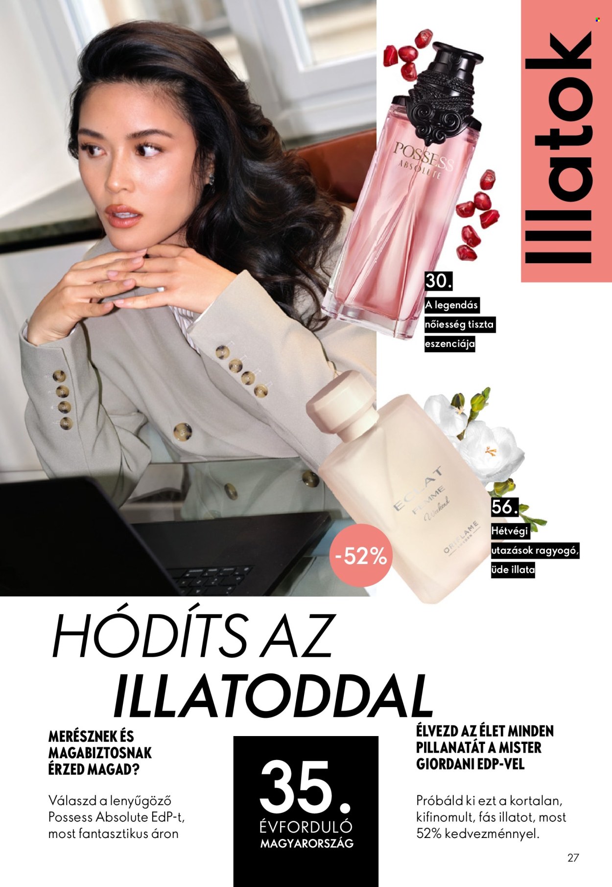 Oriflame akciós újságok - 2026.08.19 - 2026.09.08. Oldal 27