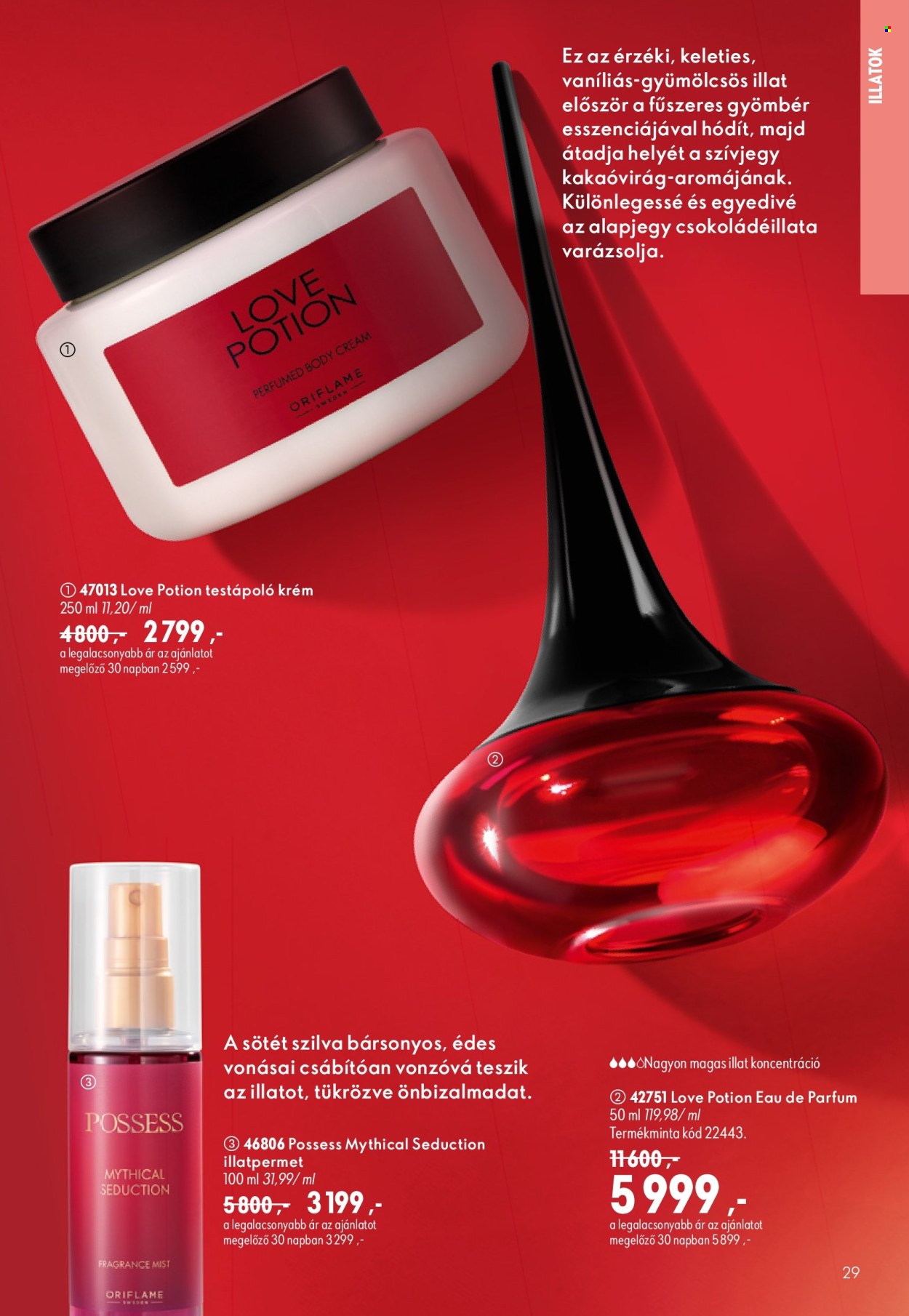Oriflame akciós újságok - 2026.08.19 - 2026.09.08. Oldal 29