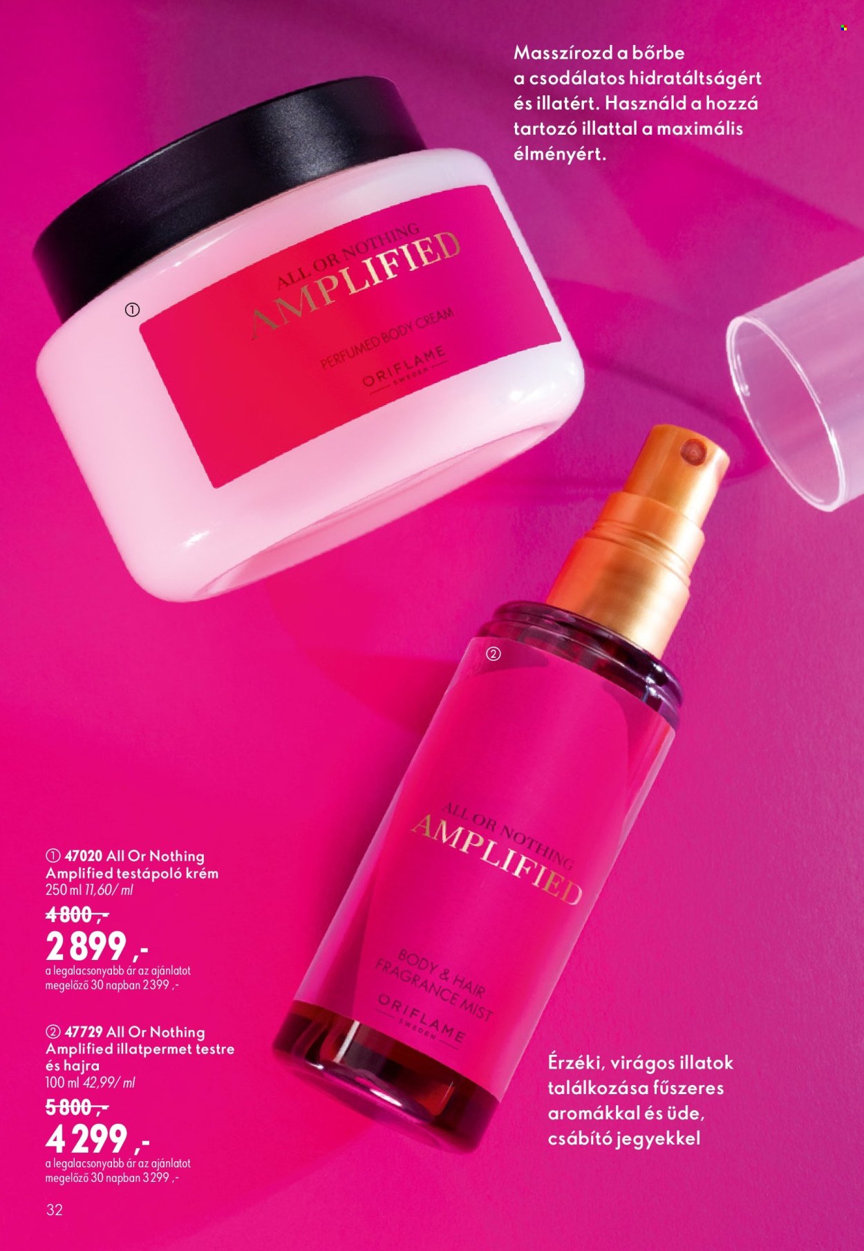 Oriflame akciós újságok - 2026.08.19 - 2026.09.08. Oldal 32