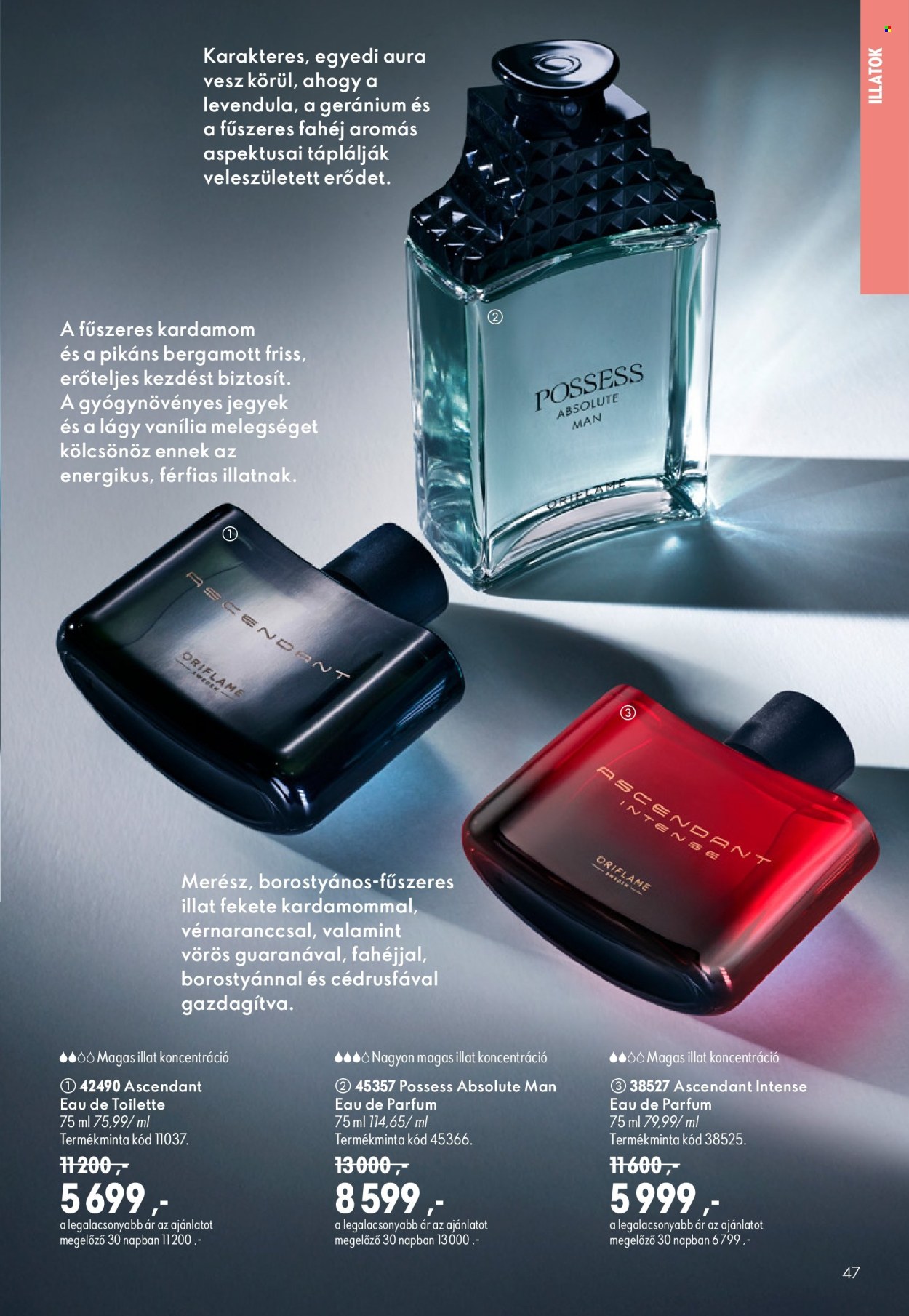 Oriflame akciós újságok - 2026.08.19 - 2026.09.08. Oldal 47