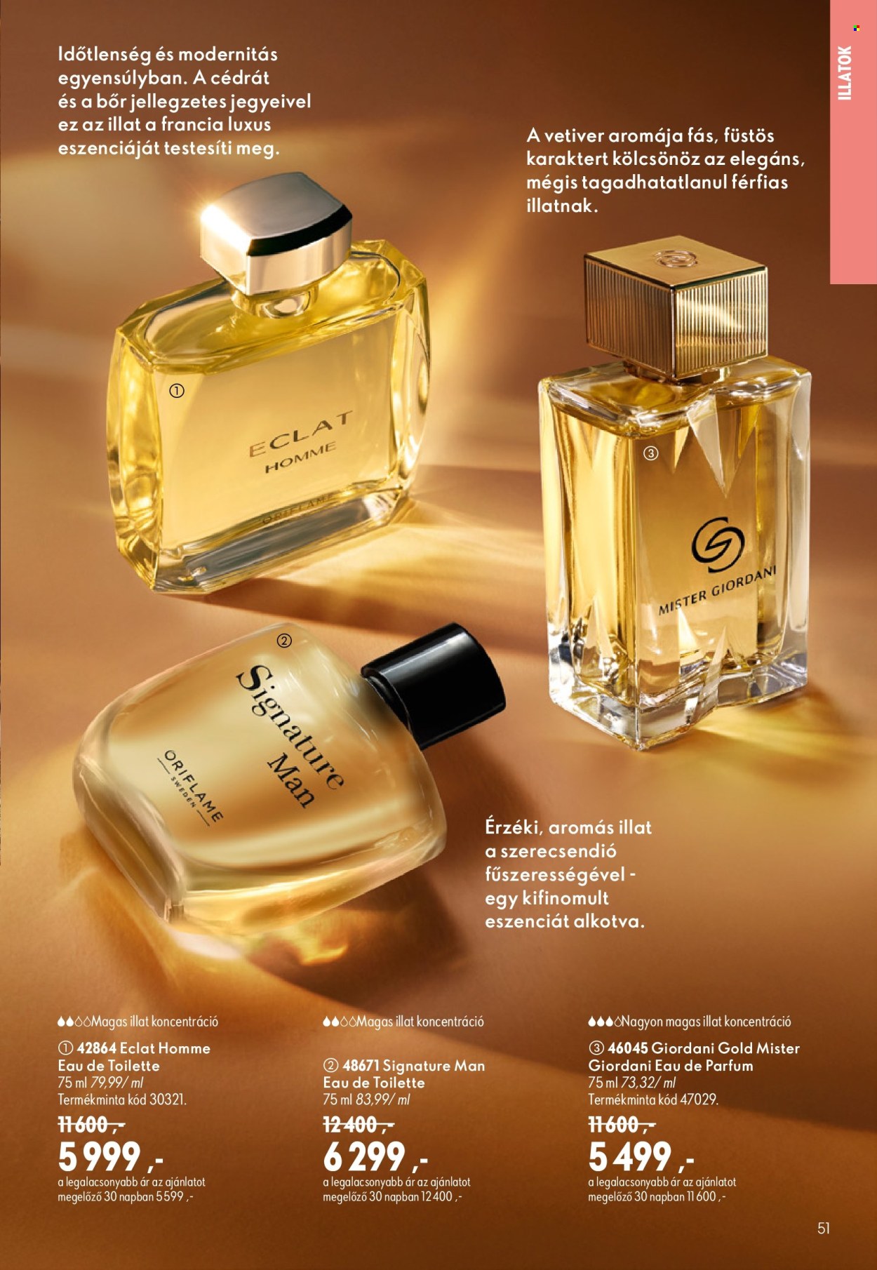 Oriflame akciós újságok - 2026.08.19 - 2026.09.08. Oldal 51