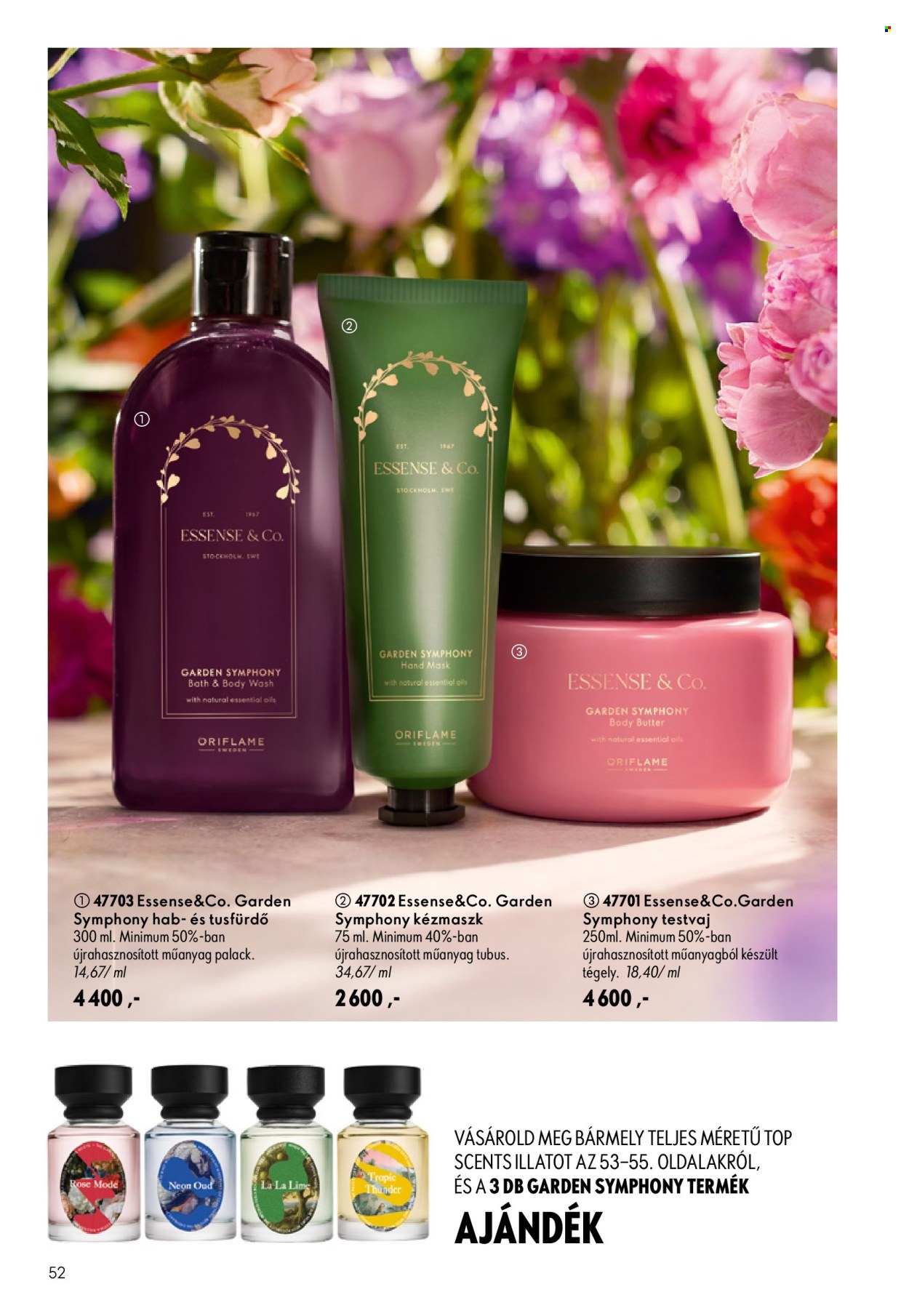 Oriflame akciós újságok - 2026.08.19 - 2026.09.08. Oldal 52