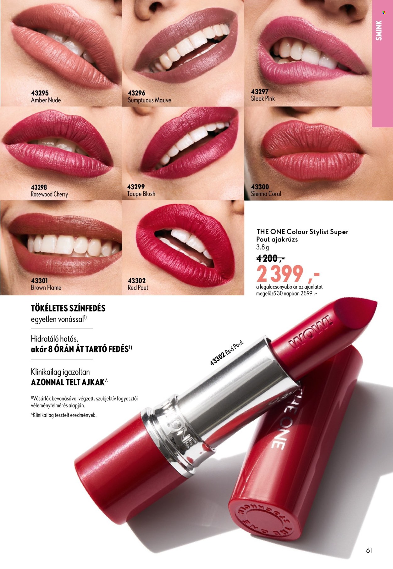 Oriflame akciós újságok - 2026.08.19 - 2026.09.08. Oldal 61